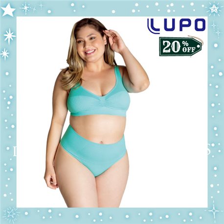 Natal Kit Lingerie Lupo 41332+40332 Lagoon