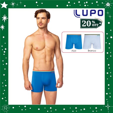 Natal Lupo 766-014 Kit 2 Cuecas Boxer + Brinde 