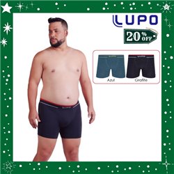 Natal Lupo 17800 Kit 2 Cuecas Boxer Plus + Brinde