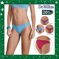 Natal Kit Lingerie DeMillus 53431 Kit 3 Calcinhas + Brinde 