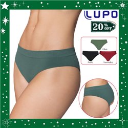 Natal Kit Lingerie Lupo 40400 Kit 3 Calcinhas + Brinde 