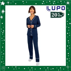 Natal Kit Lingerie Lupo 24501 Pijama + Brinde 