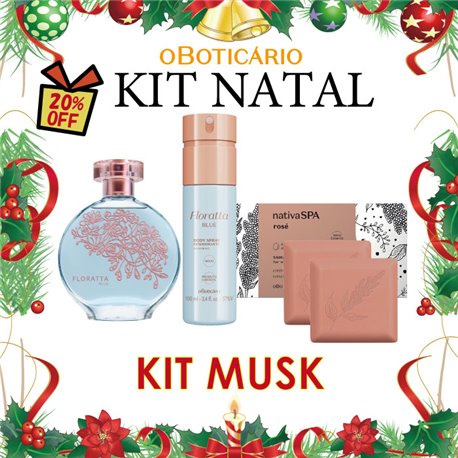 O Boticario Natal 2024 KIT MUSK