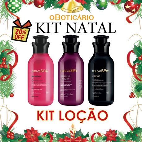 O Boticario Natal 2024 KIT LOCAO