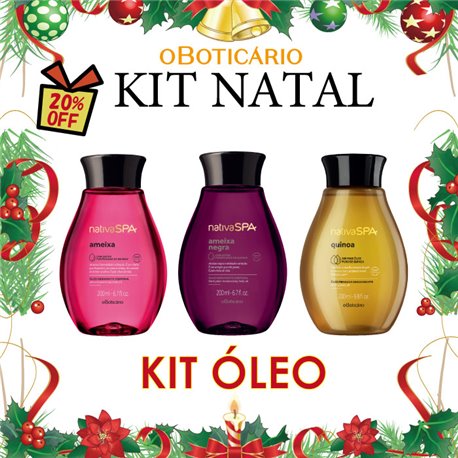 O Boticario Natal 2024 KIT OLEO