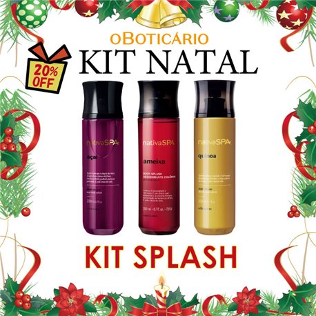 O Boticario Natal 2024 KIT SPLASH