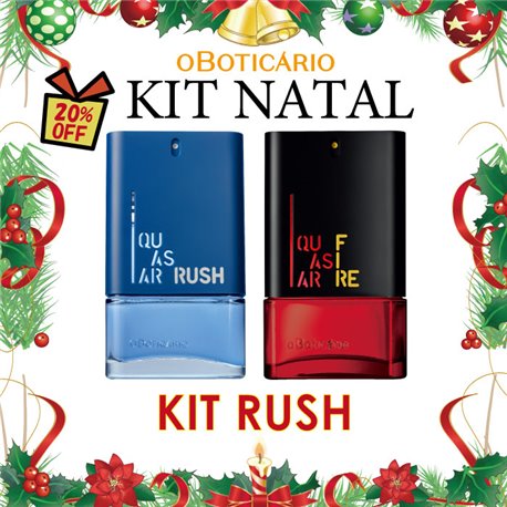 O Boticario Natal 2024 KIT RUSH