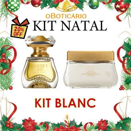 O Boticario Natal 2024 KIT BLANC 