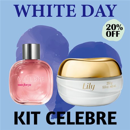 O Boticario White Day 2025 KIT CELEBRE