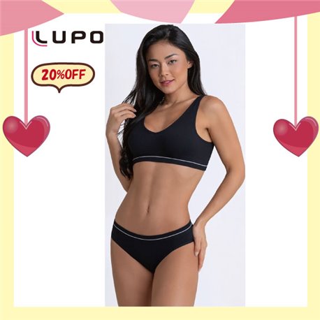 White Day Kit Lingerie Lupo 41311+40312 Preto