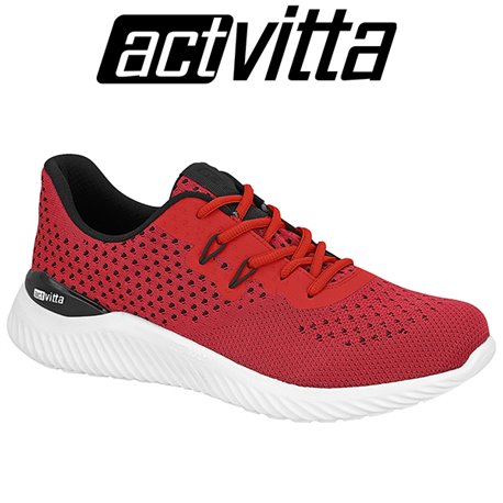 ActVitta 4901.108-20909 Tenis Masculino Vermelho