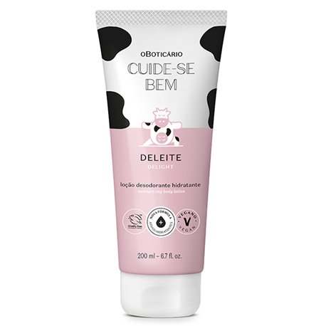 O Boticario Cuide-se Bem Locao Hidratante Deleite 200ml*