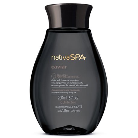 O Boticario Nativa Spa Oleo Hidratante Corporal Caviar 200ml*