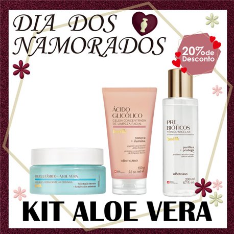 O Boticario Dia Dos Namorados KIT ALOE VERA