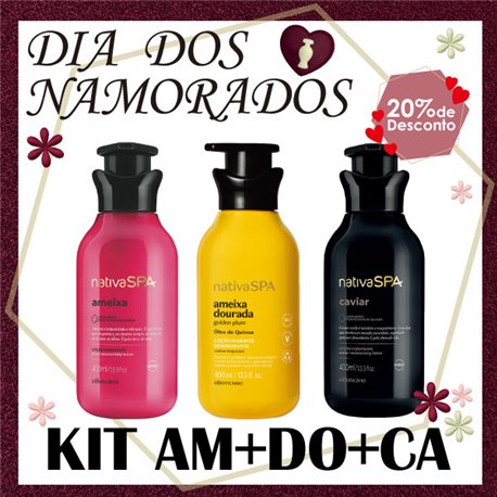 O Boticario Dia Dos Namorados KIT AM+DO+CA
