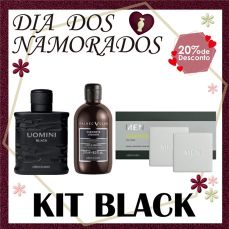 O Boticario Dia Dos Namorados KIT BLACK