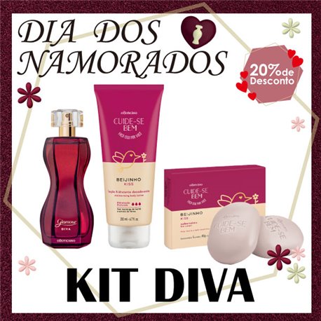 O Boticario Dia Dos Namorados KIT DIVA