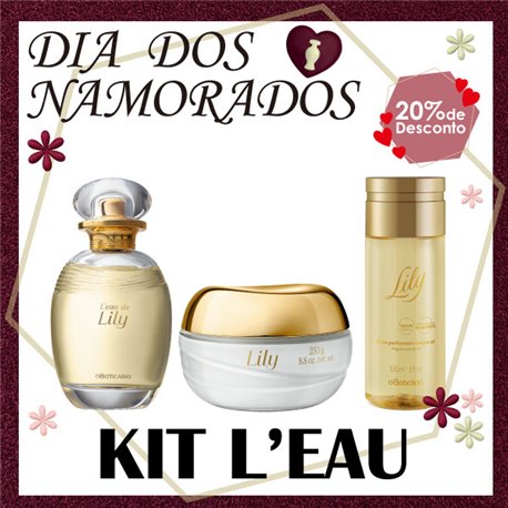 O Boticario Dia Dos Namorados KIT L'EAU