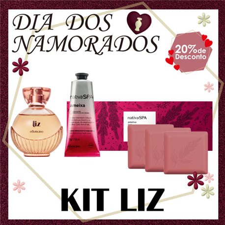 O Boticario Dia Dos Namorados KIT LIZ