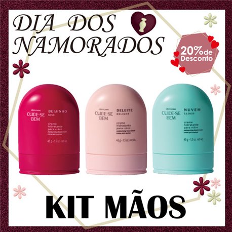 O Boticario Dia Dos Namorados KIT MAOS