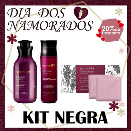 O Boticario Dia Dos Namorados KIT NEGRA