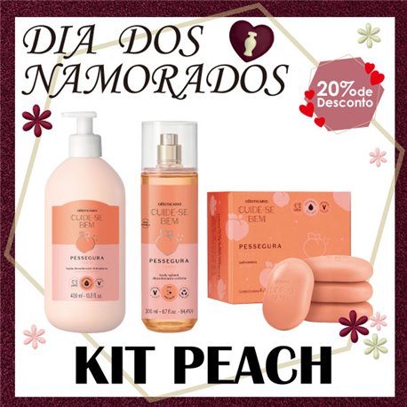 O Boticario Dia Dos Namorados KIT PEACH