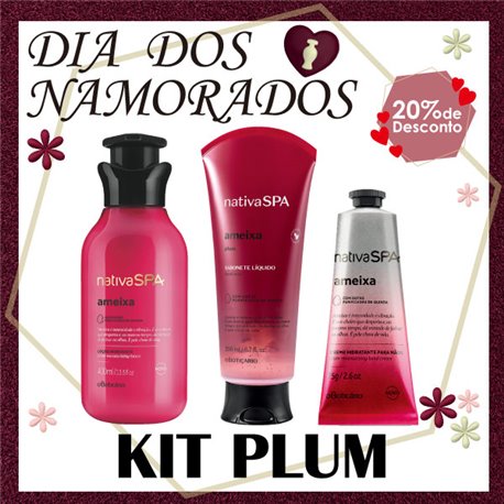 O Boticario Dia Dos Namorados KIT PLUM