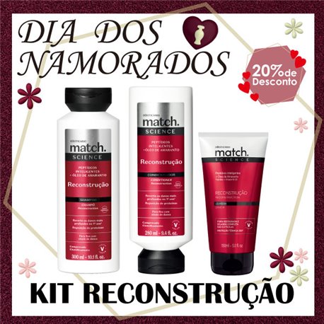 O Boticario Dia Dos Namorados KIT RECONSTRUCAO