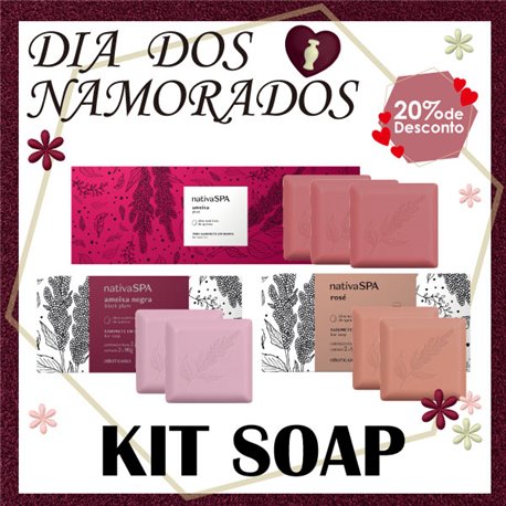 O Boticario Dia Dos Namorados KIT SOAP