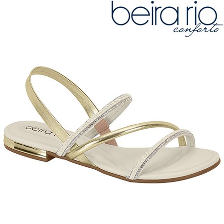 Beira Rio 8263.969-28383 Sandalia Off White 