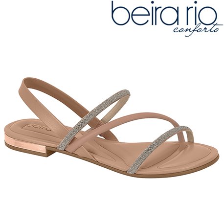Beira Rio 8263.969-26039 Sandalia Ouro Rosado 