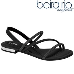Beira Rio 8263.969-25664 Sandalia Preto