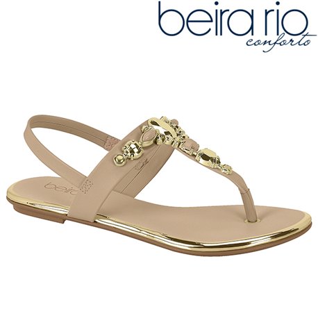 Beira Rio 8367.631-23814 Sandalia Bege 