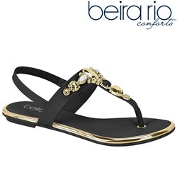 Beira Rio 8367.631-23814 Sandalia Preto