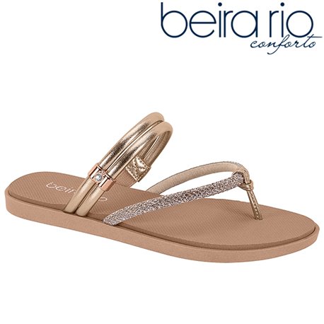 Beira Rio 8496.410-25223 Sandalia Ouro Rosado