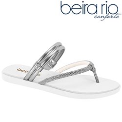 Beira Rio 8496.410-25223 Sandalia Prata 