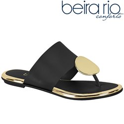 Beira Rio 8367.657-9569 Sandalia Preto
