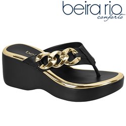Beira Rio 8455.317-9569 Sandalia Preto