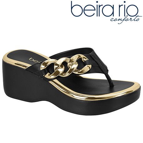 Beira Rio 8455.317-9569 Sandalia Preto