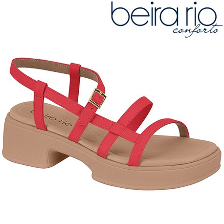 Beira Rio 8526.205-9569 Sandalia Vermelho 