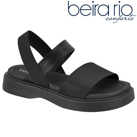 Beira Rio 8537.101 Sandalia Preto