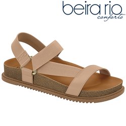 Beira Rio 8523.109-28174 Sandalia Nude