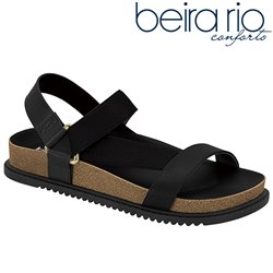 Beira Rio 8523.109-28174 Sandalia Preto