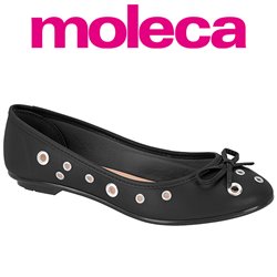 Moleca 5027.1478-7800 Sapatilha Preto