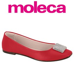 Moleca 5735.232-7800 Sapatilha Vermelho