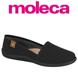 Moleca 5805.105-18923 Sapatilha Preto