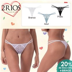 Dia dos Namorados Kit Lingerie 2Rios 22336 Kit 3 Fio Dental
