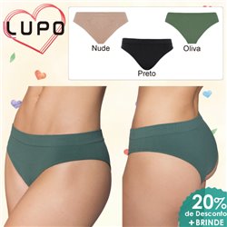 Dia dos Namorados Kit Lingerie Lupo 40400 Kit 3 Calcinhas 