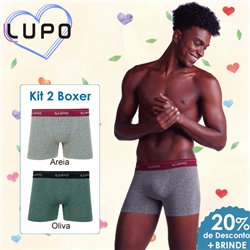 Dia dos Namorados Lupo 613-002 Kit 2 Boxer 