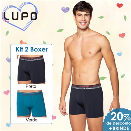 Dia dos Namorados Lupo 766-015 Kit 2 Boxer